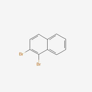 molecular formula C10H6Br2 B3416028 1,2-Dibromonaphthalene CAS No. 5438-13-1