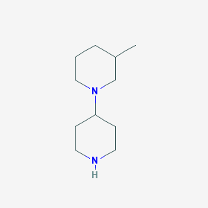 molecular formula C11H22N2 B3416033 4-(3-Methyl-piperidin-1-yl)-piperidine CAS No. 551923-14-9