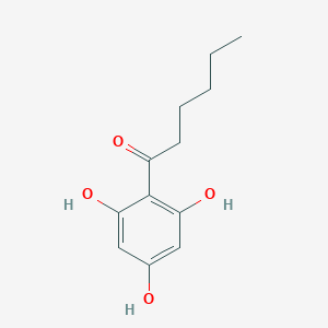 molecular formula C12H16O4 B3416068 1-(2,4,6-三羟基苯基)己烷-1-酮 CAS No. 5665-89-4