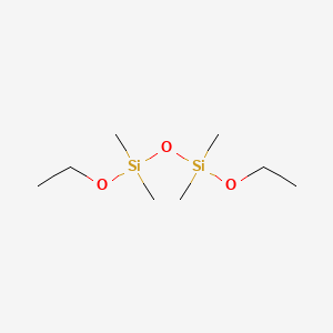 molecular formula C8H22O3Si2 B3416283 1,3-Diethoxy-1,1,3,3-tetramethyldisiloxane CAS No. 70851-25-1