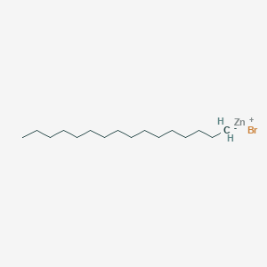 molecular formula C16H33BrZn B3416325 1-Hexadecylzinc bromide CAS No. 737797-10-3