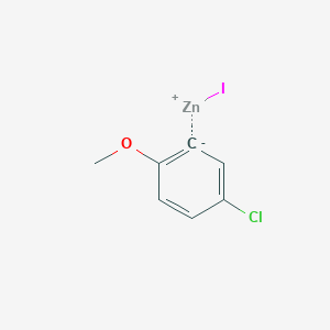 molecular formula C7H6ClIOZn B3416330 5-氯-2-甲氧基苯基锌碘化物 CAS No. 737797-36-3