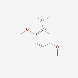 B3416353 2,5-Dimethoxyphenylzinc iodide CAS No. 738580-37-5