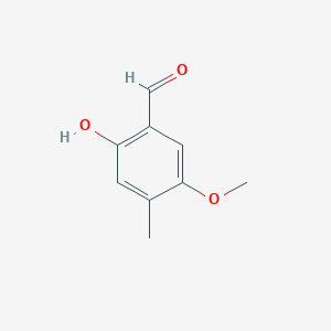 molecular formula C9H10O3 B3416364 2-Hydroxy-5-methoxy-4-methylbenzaldehyde CAS No. 74516-54-4
