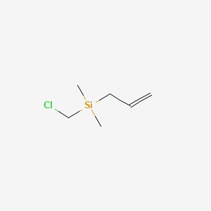 molecular formula C6H13ClSi B3416369 Allyl(chloromethyl)dimethylsilane CAS No. 75422-66-1