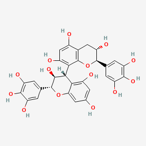 molecular formula C30H26O14 B3416401 Prodelphinidin B3 CAS No. 78362-05-7