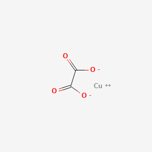 B3416415 Cupric oxalate CAS No. 55671-32-4(hemihydrate); 5893-66-3(replacedby55671-32-4); 814-91-5