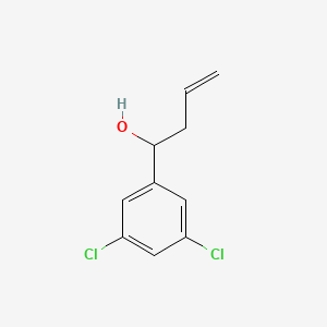 molecular formula C10H10Cl2O B3416480 1-(3,5-Dichlorophenyl)but-3-en-1-ol CAS No. 842123-75-5