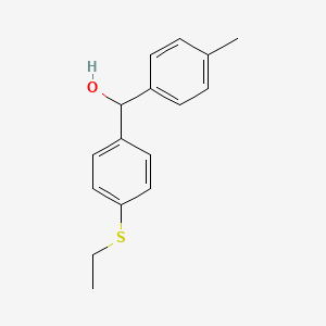 4-(Ethylthio)-4'-methylbenzhydrol