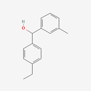 molecular formula C16H18O B3416505 (4-Ethylphenyl)(m-tolyl)methanol CAS No. 844683-29-0
