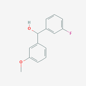 molecular formula C14H13FO2 B3416545 3-Fluoro-3'-methoxybenzhydrol CAS No. 844856-37-7