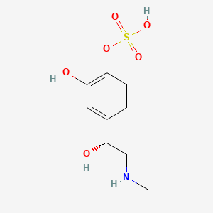 molecular formula C9H13NO6S B3416603 Epinephrine sulfate CAS No. 85927-06-6