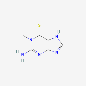 molecular formula C6H7N5S B3416605 1-Methylthioguanine CAS No. 1320-87-2