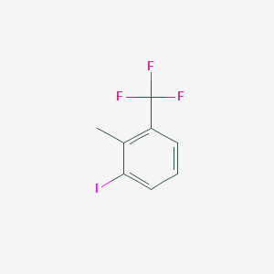molecular formula C8H6F3I B3416607 3-Iodo-2-methylbenzotrifluoride CAS No. 863111-55-1