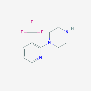 molecular formula C10H12F3N3 B3416635 1-[3-(Trifluoromethyl)pyridin-2-yl]piperazine CAS No. 87394-50-1