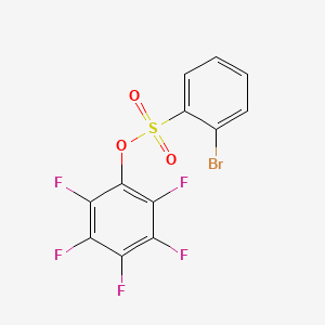 molecular formula C12H4BrF5O3S B3416678 Pentafluorophenyl 2-bromo-benzenesulfonate CAS No. 886502-99-4