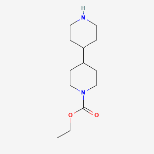 molecular formula C13H24N2O2 B3416692 [4,4']Bipiperidinyl-1-carboxylic acid ethyl ester CAS No. 886506-12-3