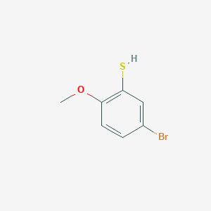 molecular formula C7H7BrOS B3416742 5-Bromo-2-methoxybenzene-1-thiol CAS No. 90150-99-5