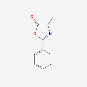 molecular formula C10H9NO2 B3416753 4-Methyl-2-phenyl-2-oxazoline-5-one CAS No. 90361-55-0