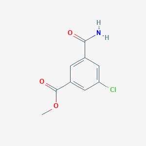 Benzoic acid, 3-(aminocarbonyl)-5-chloro-, methyl ester