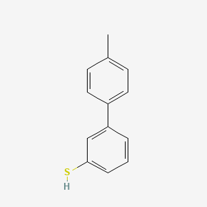 molecular formula C13H12S B3416793 3-(4-Methylphenyl)thiophenol CAS No. 933674-67-0