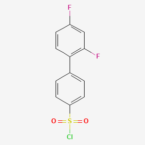 molecular formula C12H7ClF2O2S B3416821 2',4'-Difluoro-biphenyl-4-sulfonyl chloride CAS No. 942475-01-6