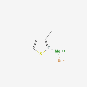 molecular formula C5H5BrMgS B3416832 3-Methyl-2-thienylmagnesium bromide CAS No. 95184-07-9