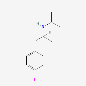 molecular formula C12H18IN B3416847 艾司唑仑 CAS No. 95896-48-3