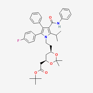 molecular formula C40H47FN2O5 B3416919 Atorvastatin Acetonide tert-Butyl Ester CAS No. 1001659-85-3