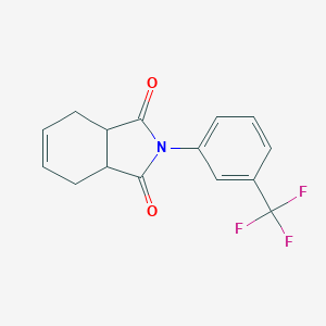 molecular formula C15H12F3NO2 B341697 2-[3-(trifluoromethyl)phenyl]-3a,4,7,7a-tetrahydro-1H-isoindole-1,3(2H)-dione CAS No. 6052-93-3