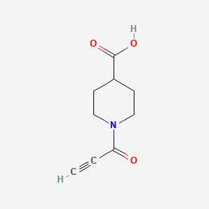 molecular formula C9H11NO3 B3417072 1-Propioloylpiperidine-4-carboxylic acid CAS No. 1016776-88-7