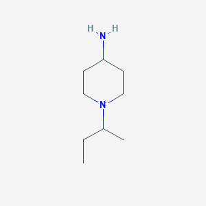 molecular formula C9H20N2 B3417077 1-(Sec-butyl)piperidin-4-amine CAS No. 1016820-77-1