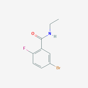 molecular formula C9H9BrFNO B3417092 5-bromo-N-ethyl-2-fluorobenzamide CAS No. 1016887-98-1
