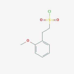 molecular formula C9H11ClO3S B3417114 2-(2-Methoxyphenyl)ethane-1-sulfonyl chloride CAS No. 1017226-39-9