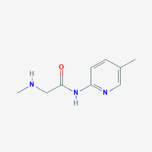 molecular formula C9H13N3O B3417145 2-(methylamino)-N-(5-methylpyridin-2-yl)acetamide CAS No. 1019385-30-8