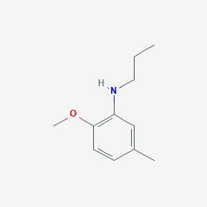 molecular formula C11H17NO B3417173 N-Propyl-2-methoxy-5-methylaniline CAS No. 1019633-33-0