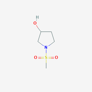molecular formula C5H11NO3S B3417192 1-(Methylsulfonyl)pyrrolidin-3-ol CAS No. 1025772-40-0