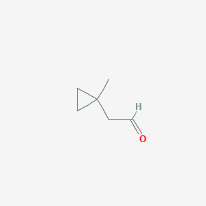 molecular formula C6H10O B3417232 2-(1-Methylcyclopropyl)acetaldehyde CAS No. 102861-46-1