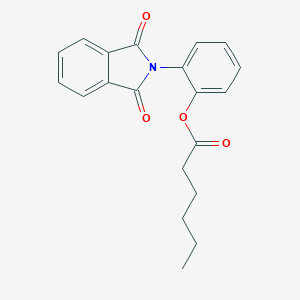 2-(1,3-dioxo-1,3-dihydro-2H-isoindol-2-yl)phenyl hexanoate