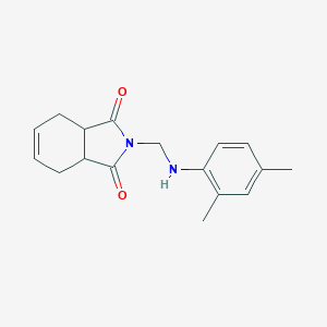 molecular formula C17H20N2O2 B341726 2-[(2,4-Dimethyl-phenylamino)-methyl]-3a,4,7,7a-tetrahydro-isoindole-1,3-dione 