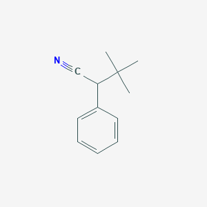 molecular formula C12H15N B3417353 3,3-Dimethyl-2-phenylbutanenitrile CAS No. 104330-13-4