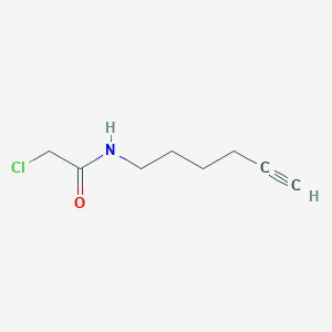 molecular formula C8H12ClNO B3417368 2-Chloro-N-(hex-5-ynyl)acetamide CAS No. 1046120-17-5