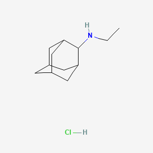 molecular formula C12H22ClN B3417438 盐酸 N-乙基金刚烷-2-胺 CAS No. 10523-70-3