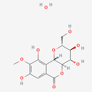 molecular formula C14H18O10 B3417520 单水合Bergenin CAS No. 108032-11-7