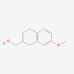 B3417522 2-Naphthalenemethanol, 1,2,3,4-tetrahydro-7-methoxy- CAS No. 108048-58-4