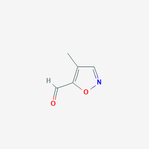 molecular formula C5H5NO2 B3417523 4-Methylisoxazole-5-carbaldehyde CAS No. 1083317-73-0