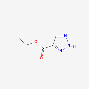 molecular formula C5H7N3O2 B3417525 1H-1,2,3-三唑-4-羧酸乙酯 CAS No. 1084802-21-0