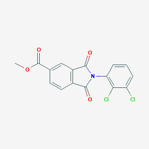 molecular formula C16H9Cl2NO4 B341754 Methyl 2-(2,3-dichlorophenyl)-1,3-dioxo-5-isoindolinecarboxylate 