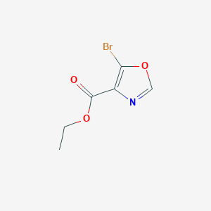 molecular formula C6H6BrNO3 B3417590 Ethyl 5-bromooxazole-4-carboxylate CAS No. 1097306-75-6
