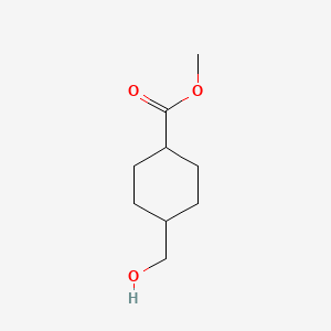 molecular formula C9H16O3 B3417622 Methyl 4-(hydroxymethyl)cyclohexanecarboxylate CAS No. 110928-45-5